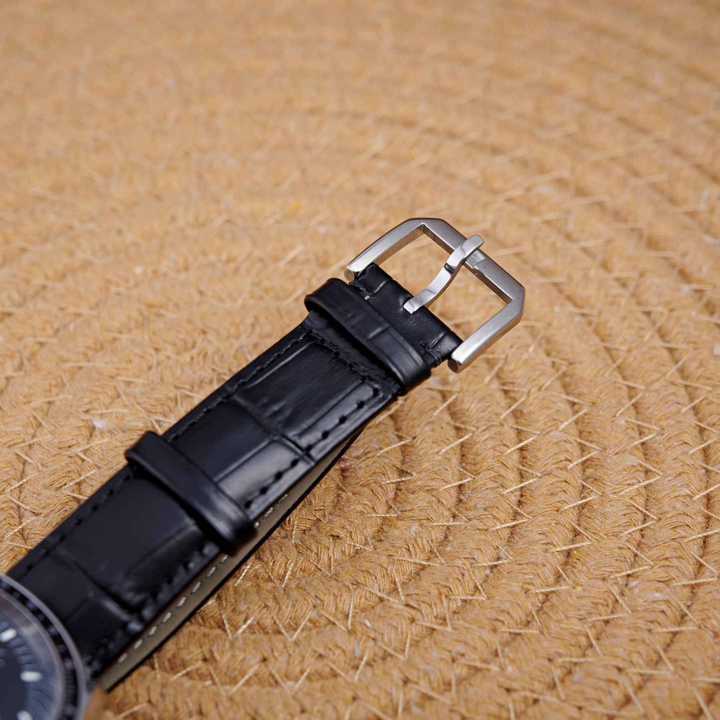 MOD SPEED BLACK CUIR - MONTRE A PAPY - Montre automatique seiko mod Avec