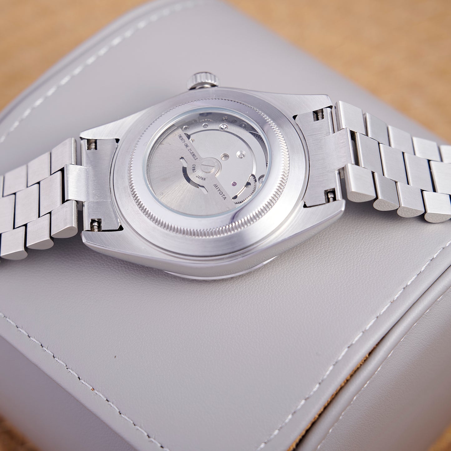 MOD DAYDATE GREEN - MONTRE A PAPY - Montre automatique seiko mod avec