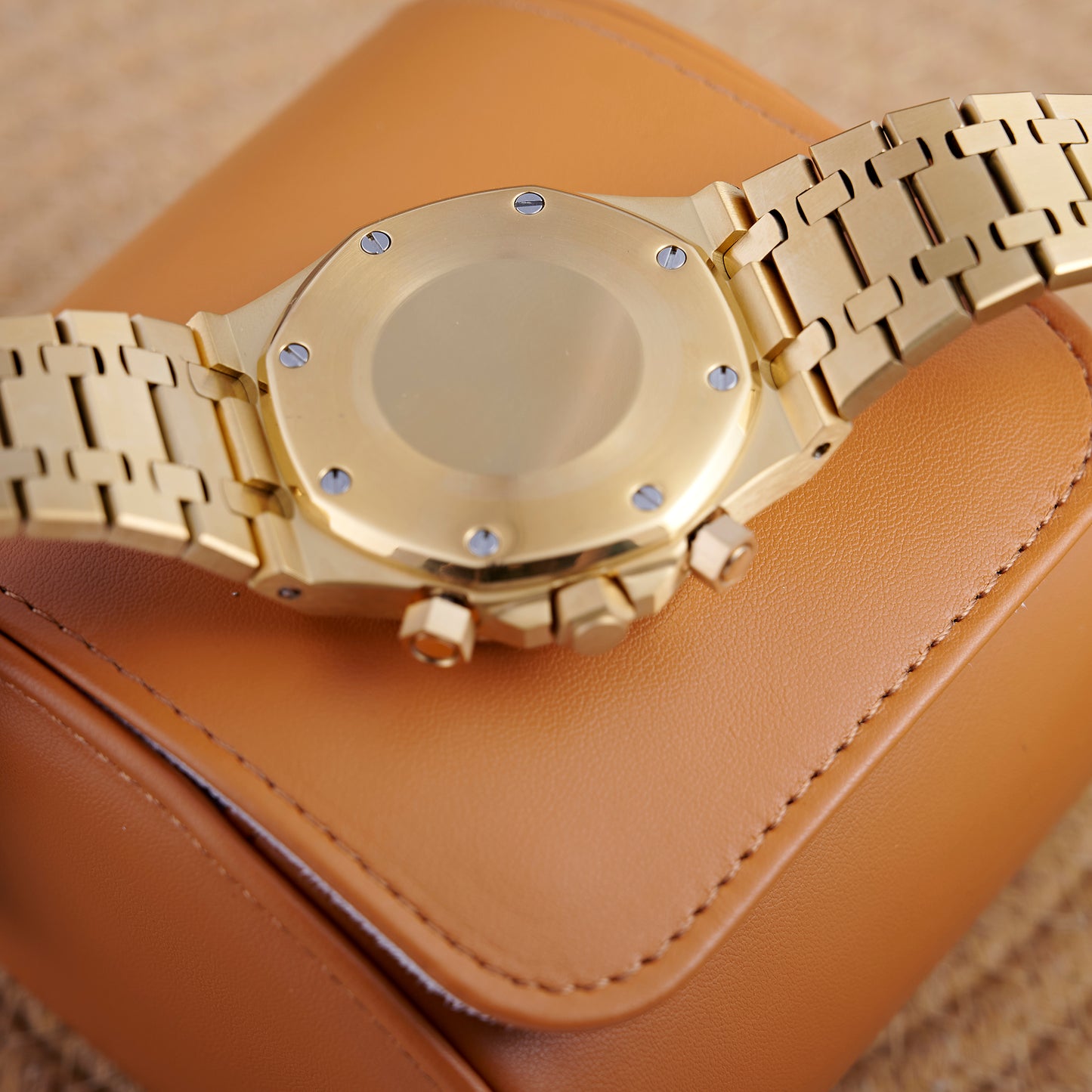 MOD OAK BLUE GOLD - MONTRE A PAPY - Montre automatique seiko mod Avec