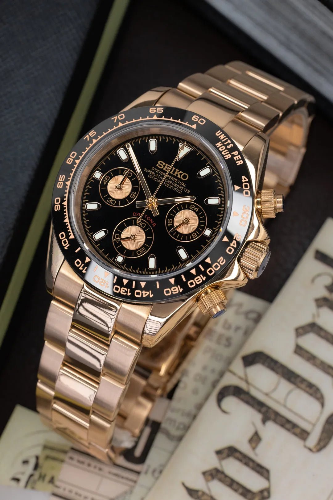 MOD DAYTONA – ROSÉGOLD SCHWARZ