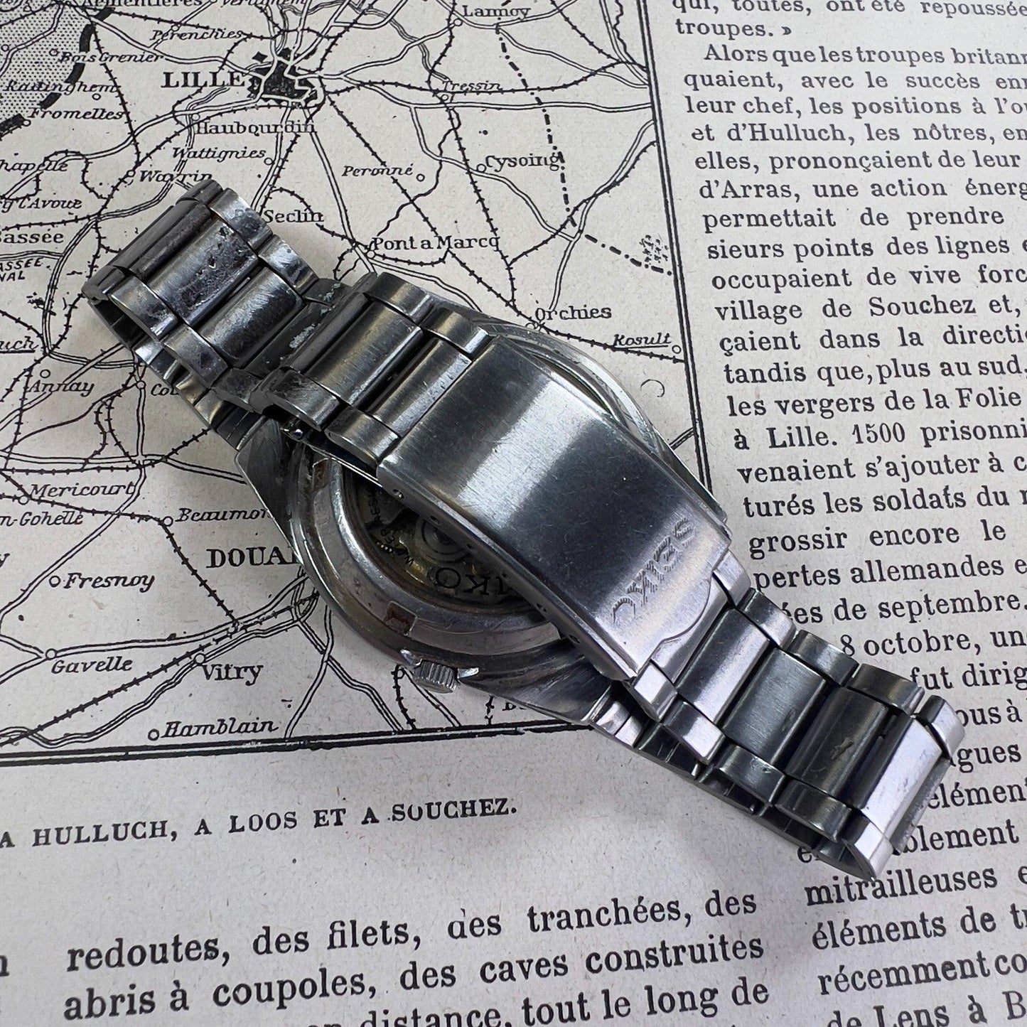 Montre vintage Seiko 5 7S26 - 0530 - MONTRE A PAPY - Montre automatique seiko mod