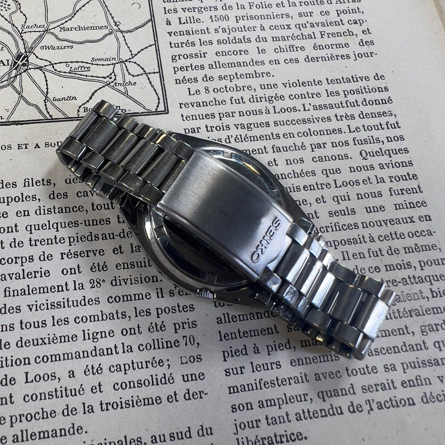 Montre vintage Seiko 5 7009 - 8750 - MONTRE A PAPY - Montre automatique seiko mod