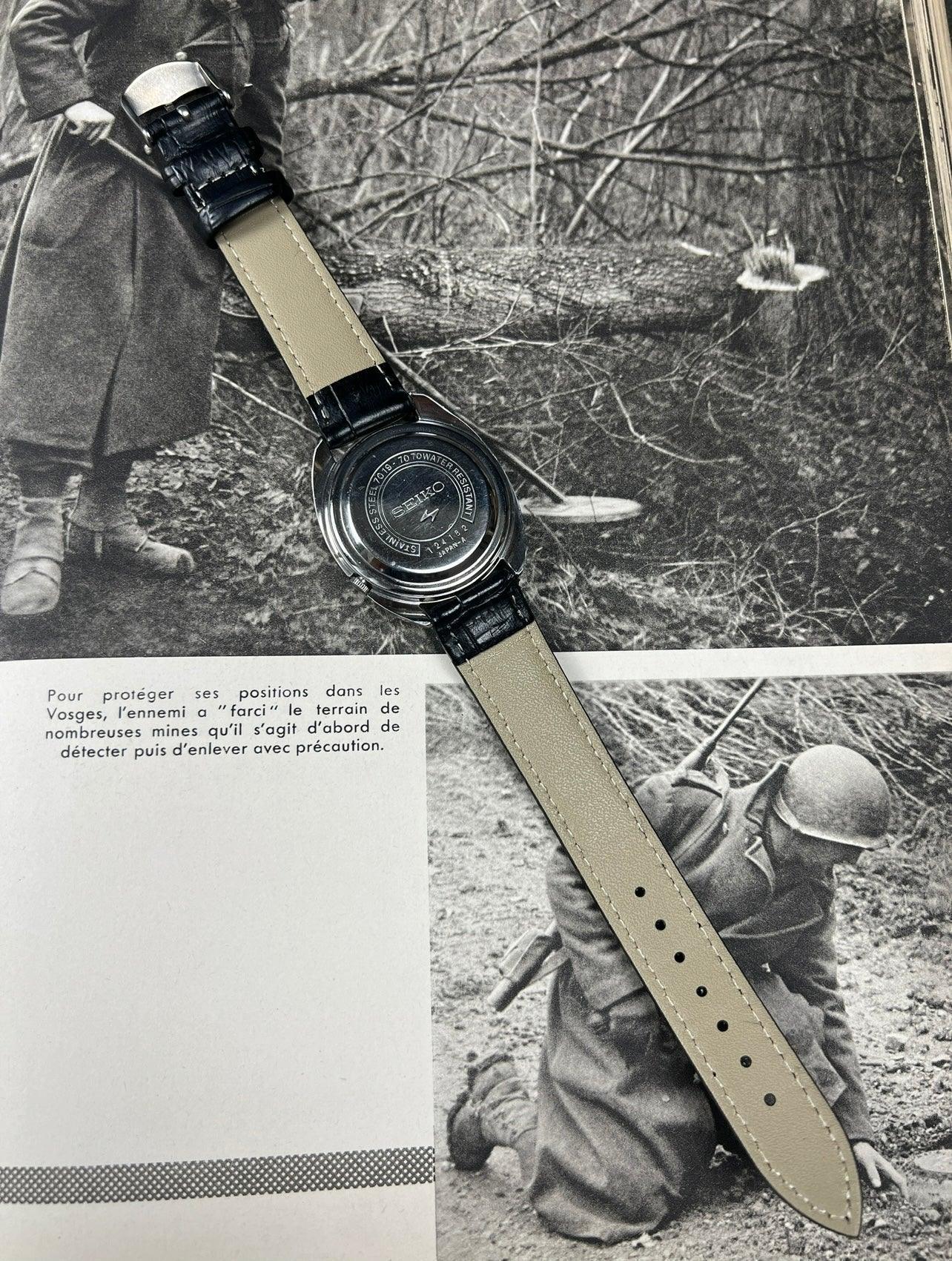 Montre vintage Seiko 7019 - 7070 - MONTRE A PAPY - Montre automatique seiko mod