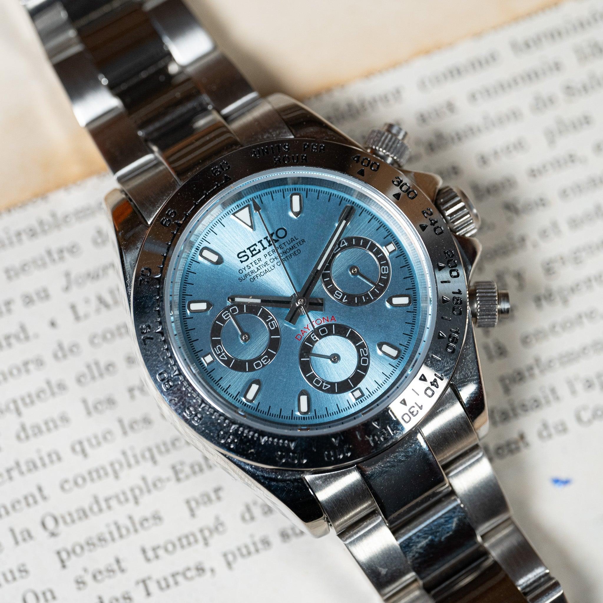DAYTONA MONTRE AUTOMATIQUE - SEIKO MOD - – MONTRE A PAPY