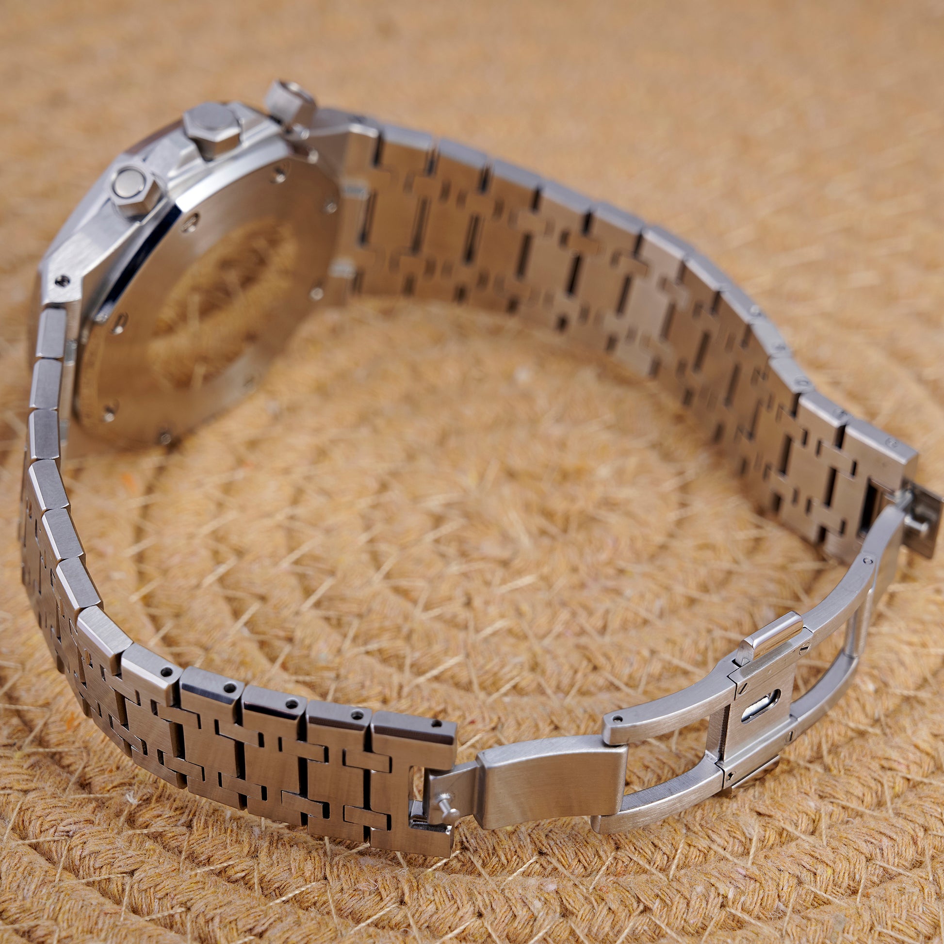 MOD OAK BLUE SILVER - MONTRE A PAPY - Montre automatique seiko mod Avec