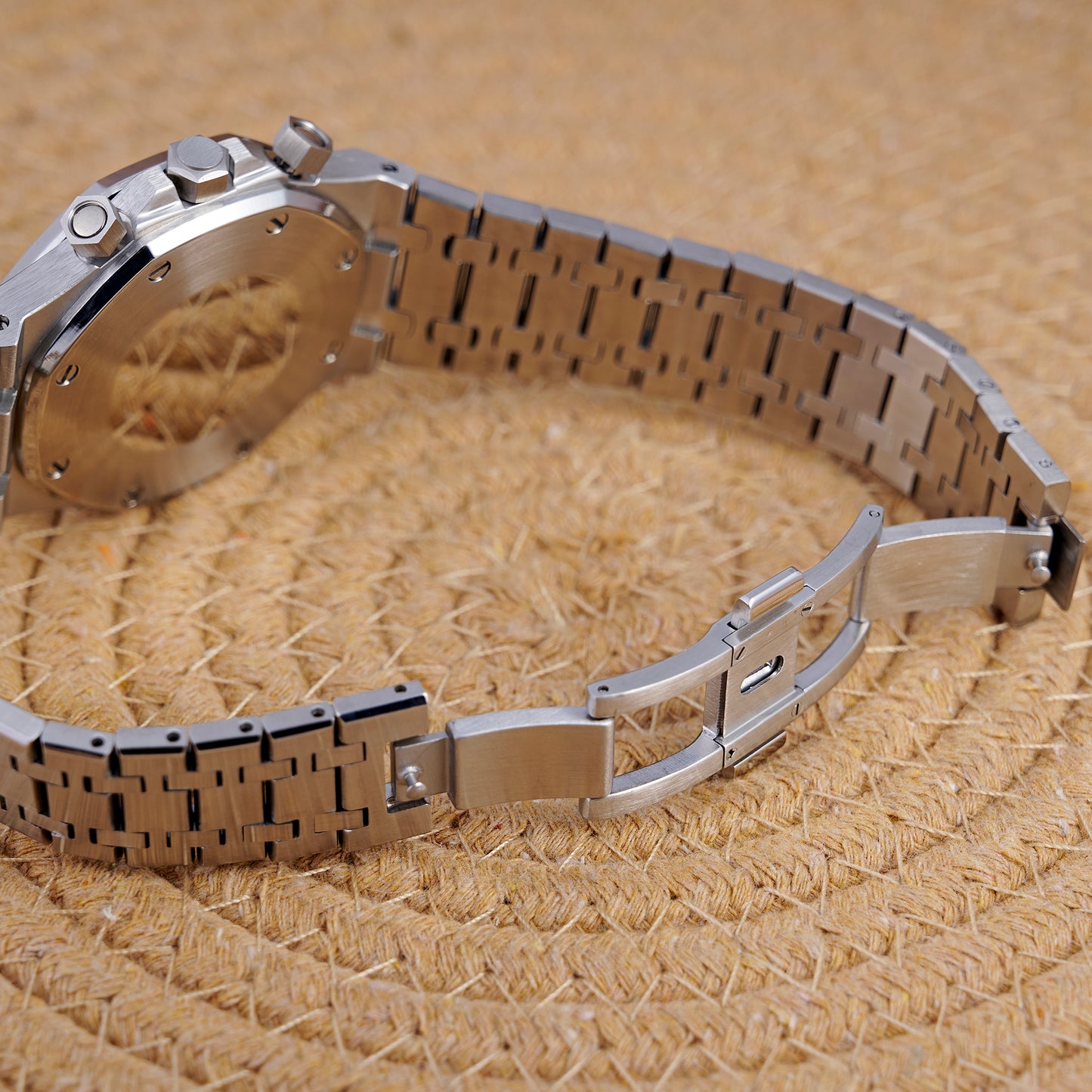 MOD OAK GREEN SILVER - MONTRE A PAPY - Montre automatique seiko mod Avec