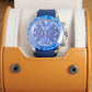 MOD DAYTO BLUE SILVER RUBBER - MONTRE A PAPY - Montre automatique seiko mod Avec