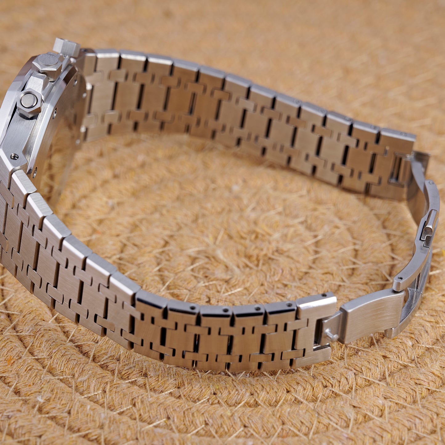 MOD OAK PANDA SILVER - MONTRE A PAPY - Montre automatique seiko mod Avec