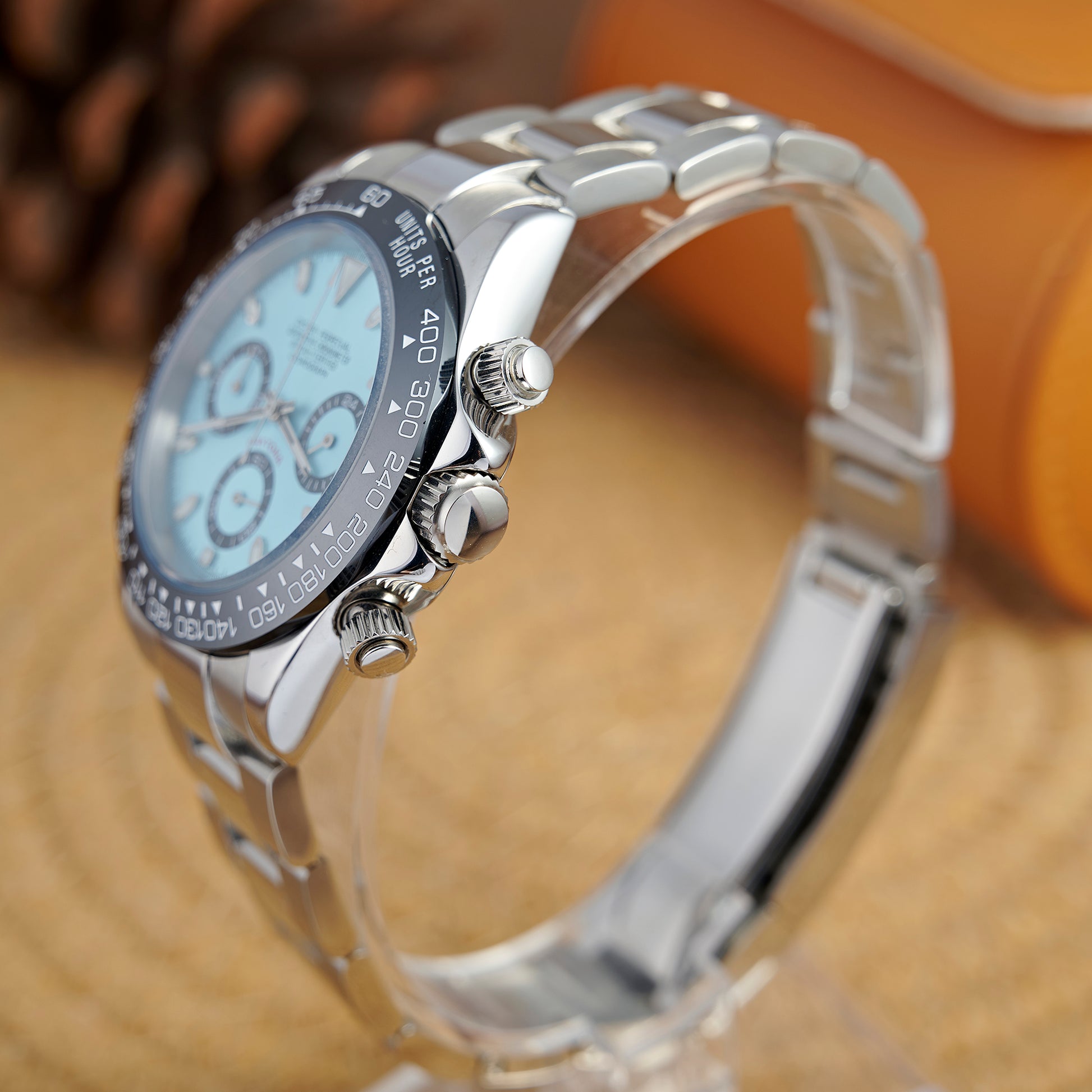 MOD DAYTO ICE BLUE - MONTRE A PAPY - Montre automatique seiko mod Avec