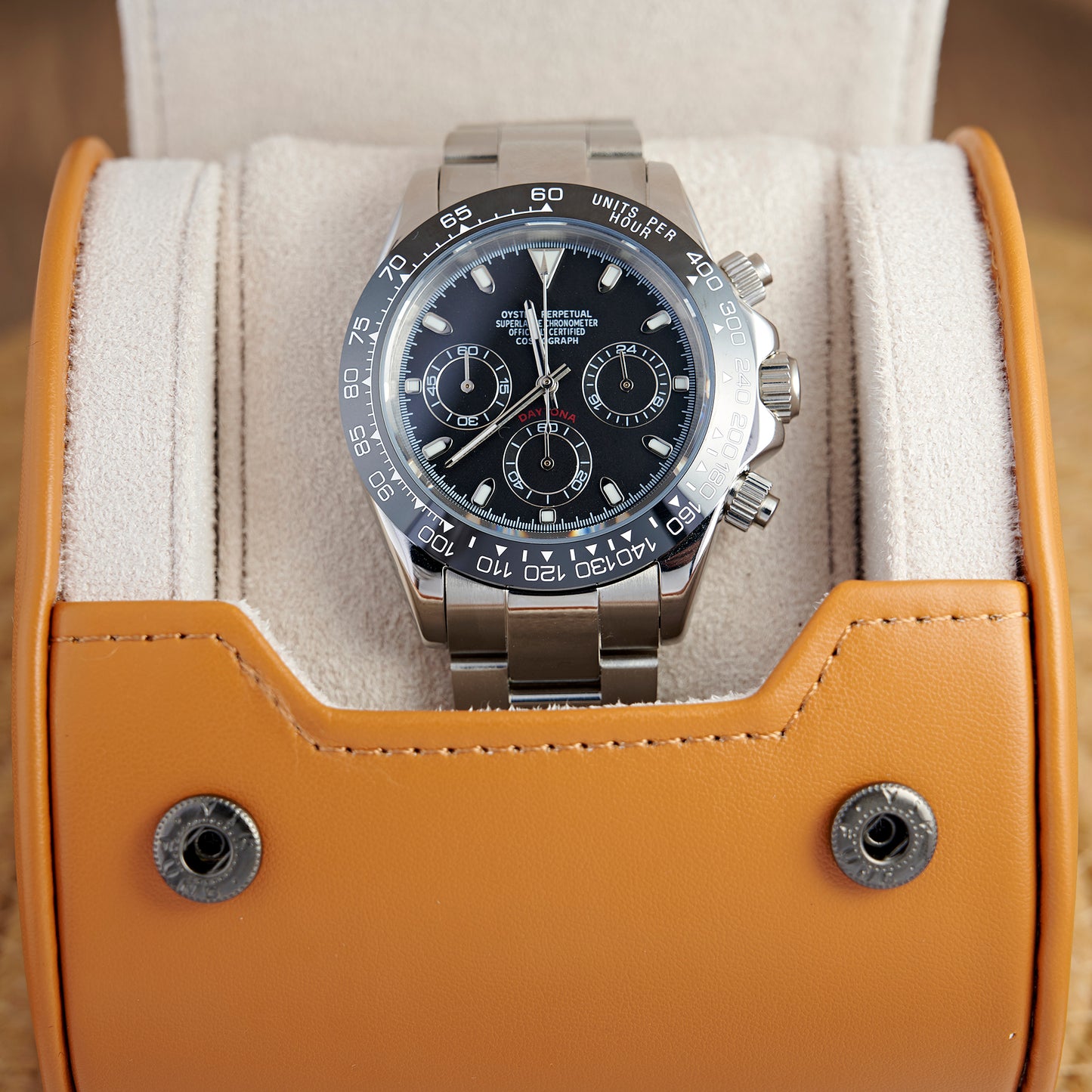 MOD DAYTO BLACK - MONTRE A PAPY - Montre automatique seiko mod Avec