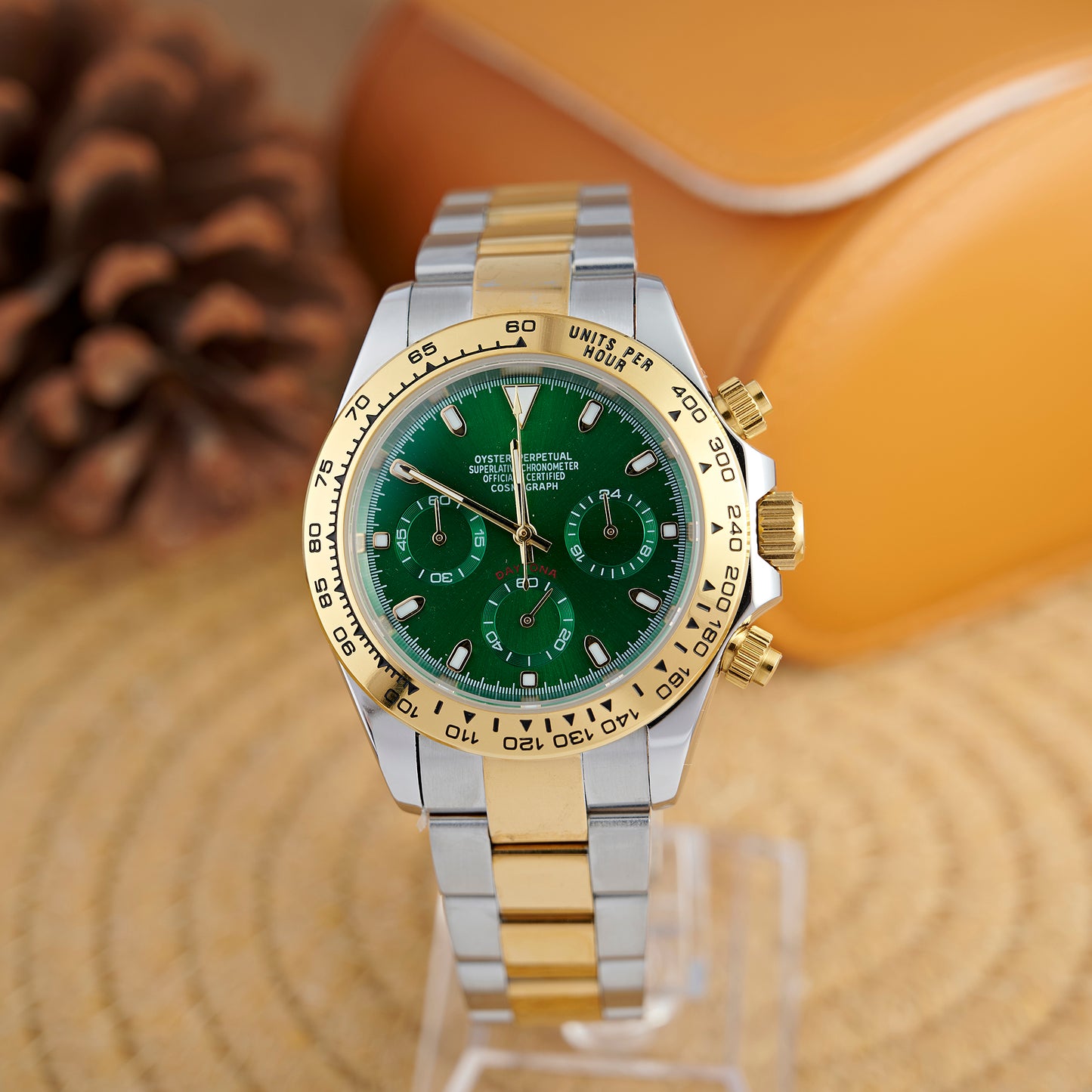 MOD DAYTO GREEN BI - TON - MONTRE A PAPY - Montre automatique seiko mod Avec