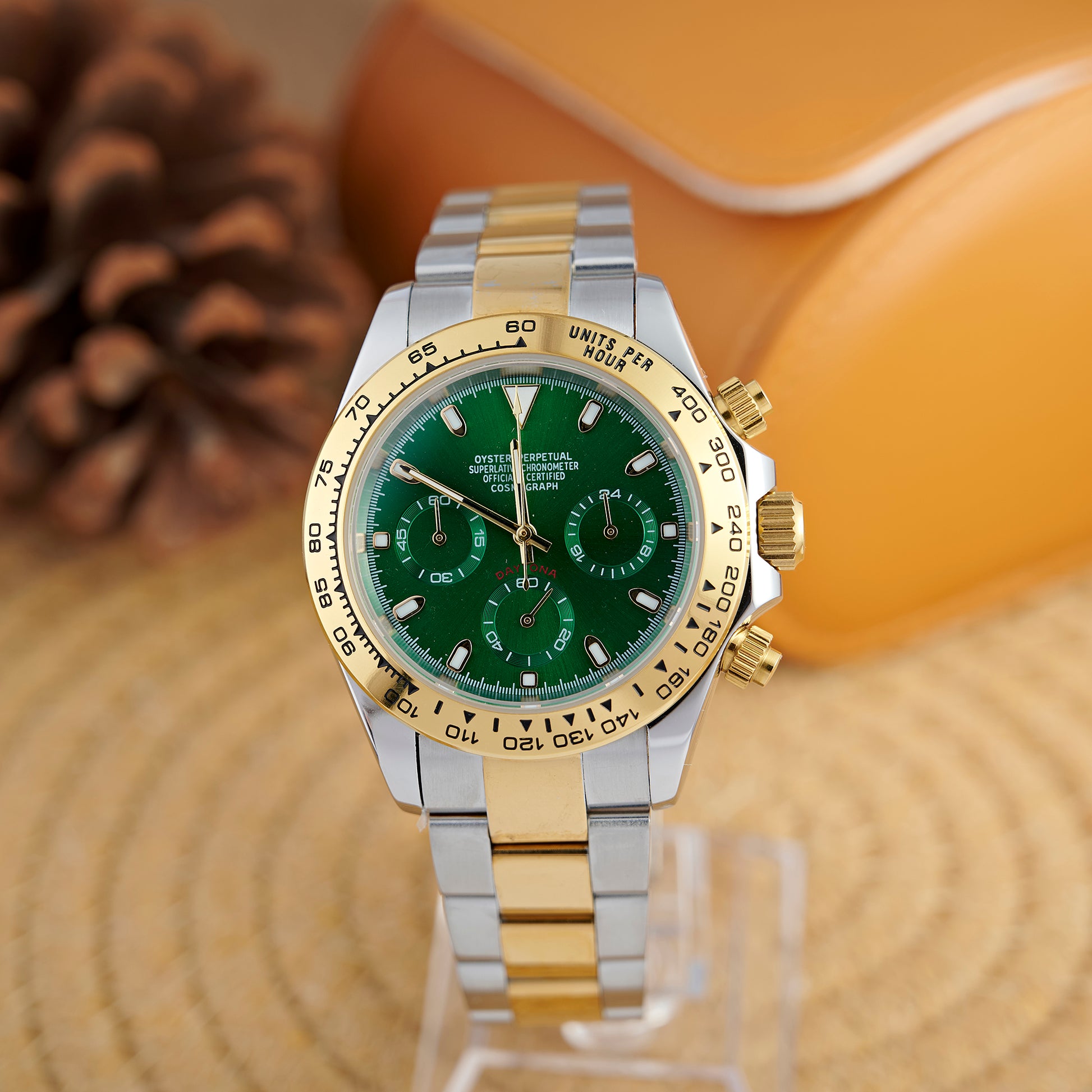 MOD DAYTO GREEN BI - TON - MONTRE A PAPY - Montre automatique seiko mod Avec
