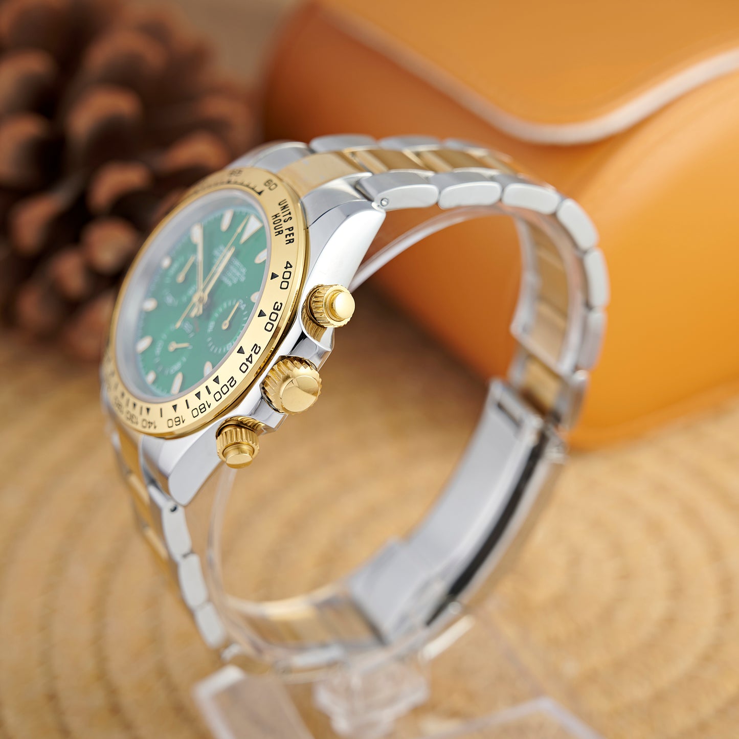 MOD DAYTO GREEN BI - TON - MONTRE A PAPY - Montre automatique seiko mod Avec