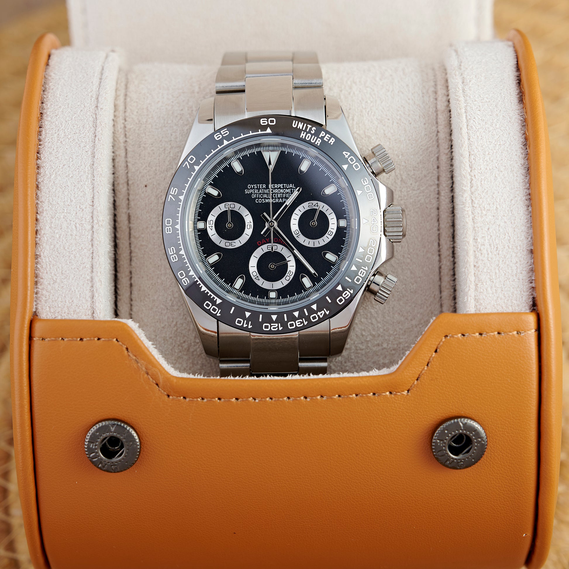 MOD DAYTO BLACK 2 - MONTRE A PAPY - Montre automatique seiko mod Avec