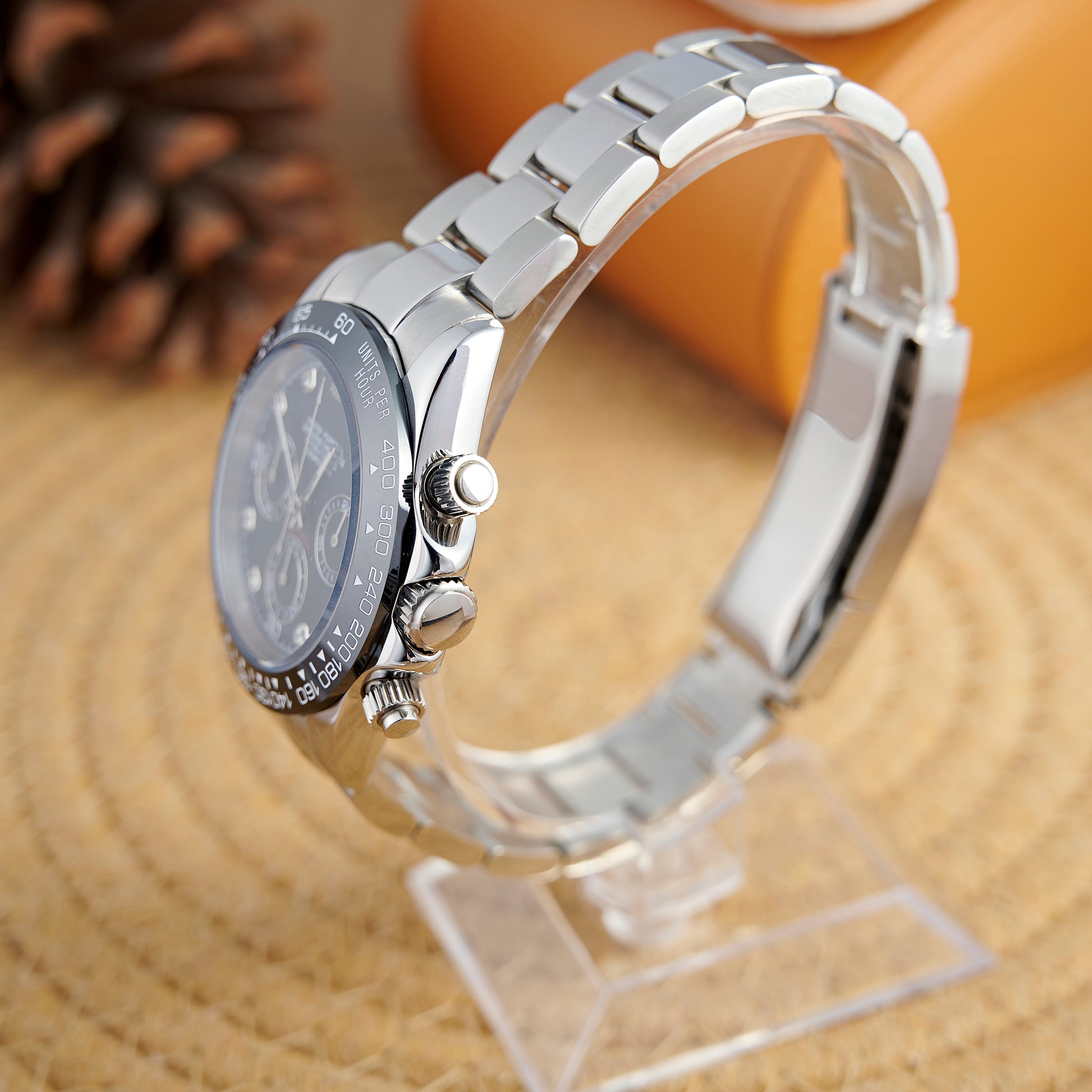 MOD DAYTO BLACK STRASS - MONTRE A PAPY - Montre automatique seiko mod Avec