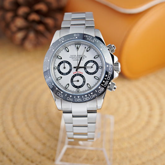 MOD DAYTO WHITE - MONTRE A PAPY - Montre automatique seiko mod Avec