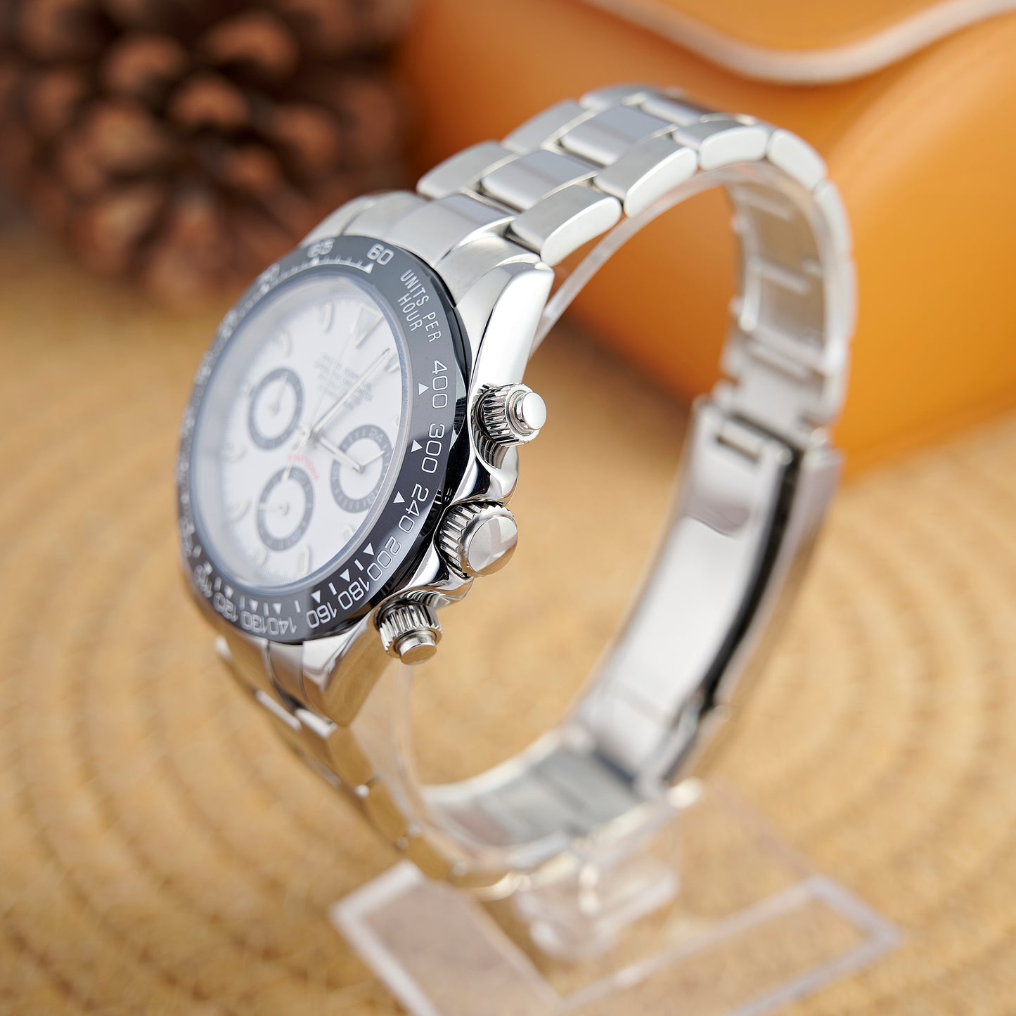 MOD DAYTO WHITE - MONTRE A PAPY - Montre automatique seiko mod Avec