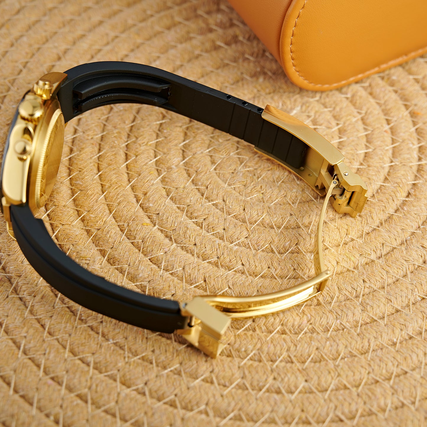 MOD DAYTO BLACK GOLD STRASS - MONTRE A PAPY - Montre automatique seiko mod Avec