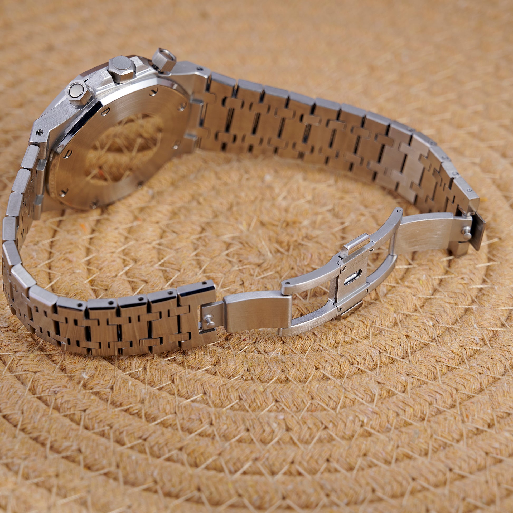 MOD OAK BROWN - MONTRE A PAPY - Montre automatique seiko mod Avec