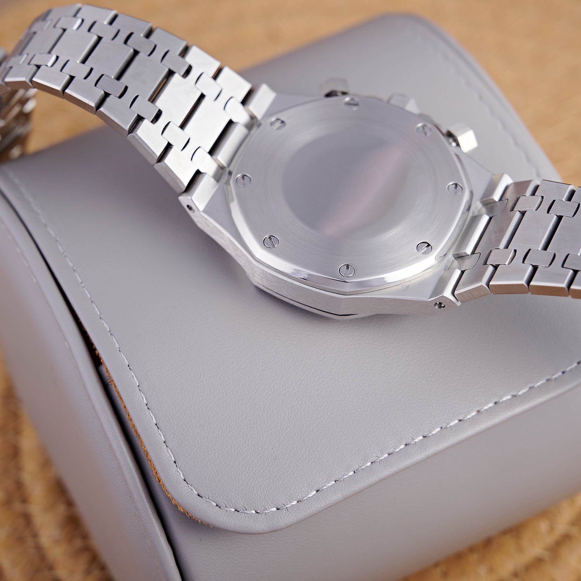 MOD OAK BROWN - MONTRE A PAPY - Montre automatique seiko mod Avec