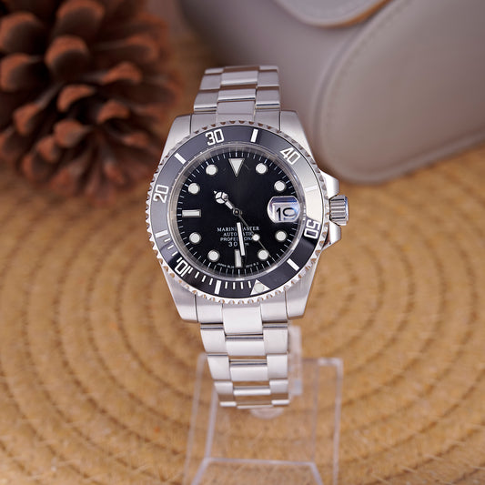 MOD SUB BLACK - MONTRE A PAPY - Montre automatique seiko mod avec