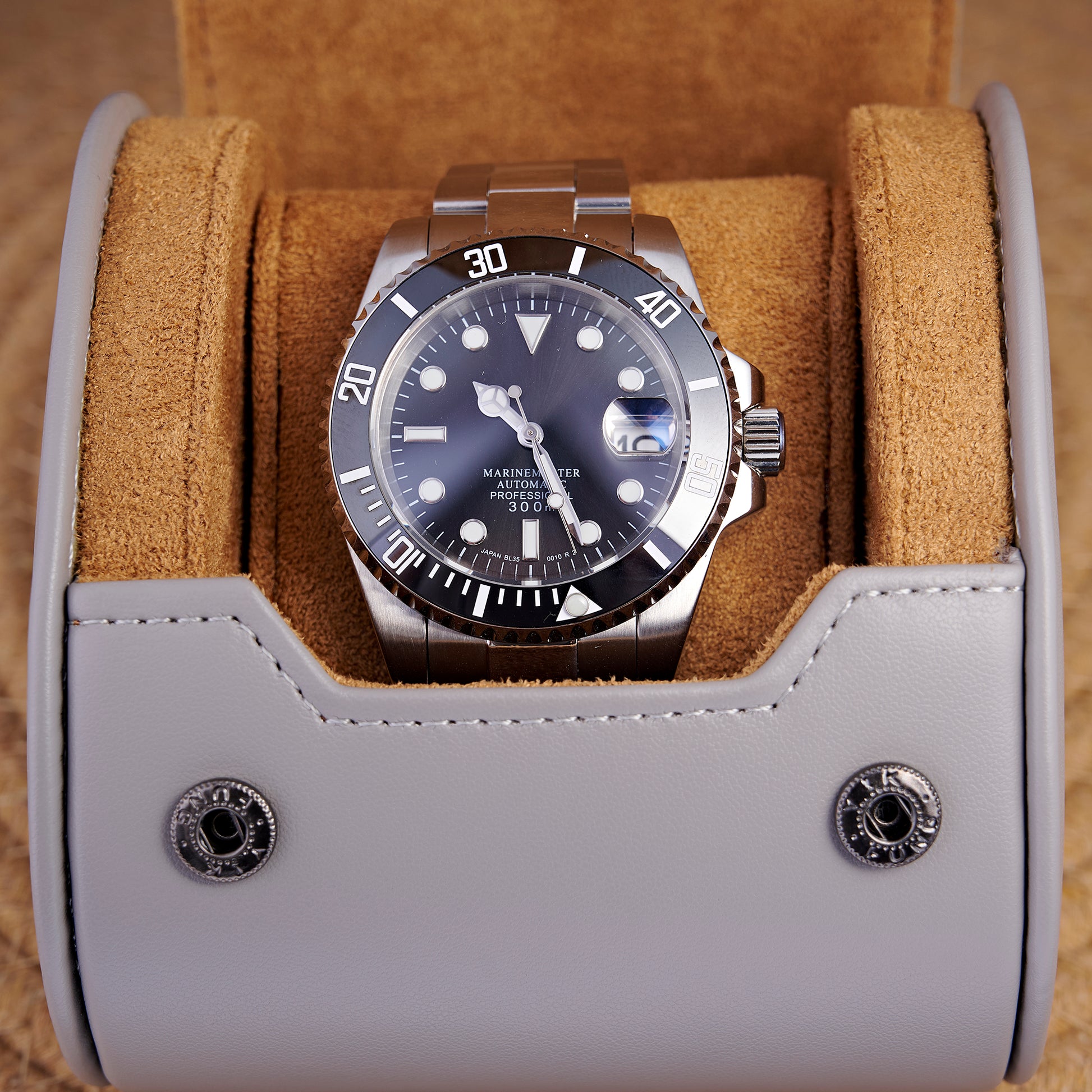 MOD SUB BLACK - MONTRE A PAPY - Montre automatique seiko mod avec