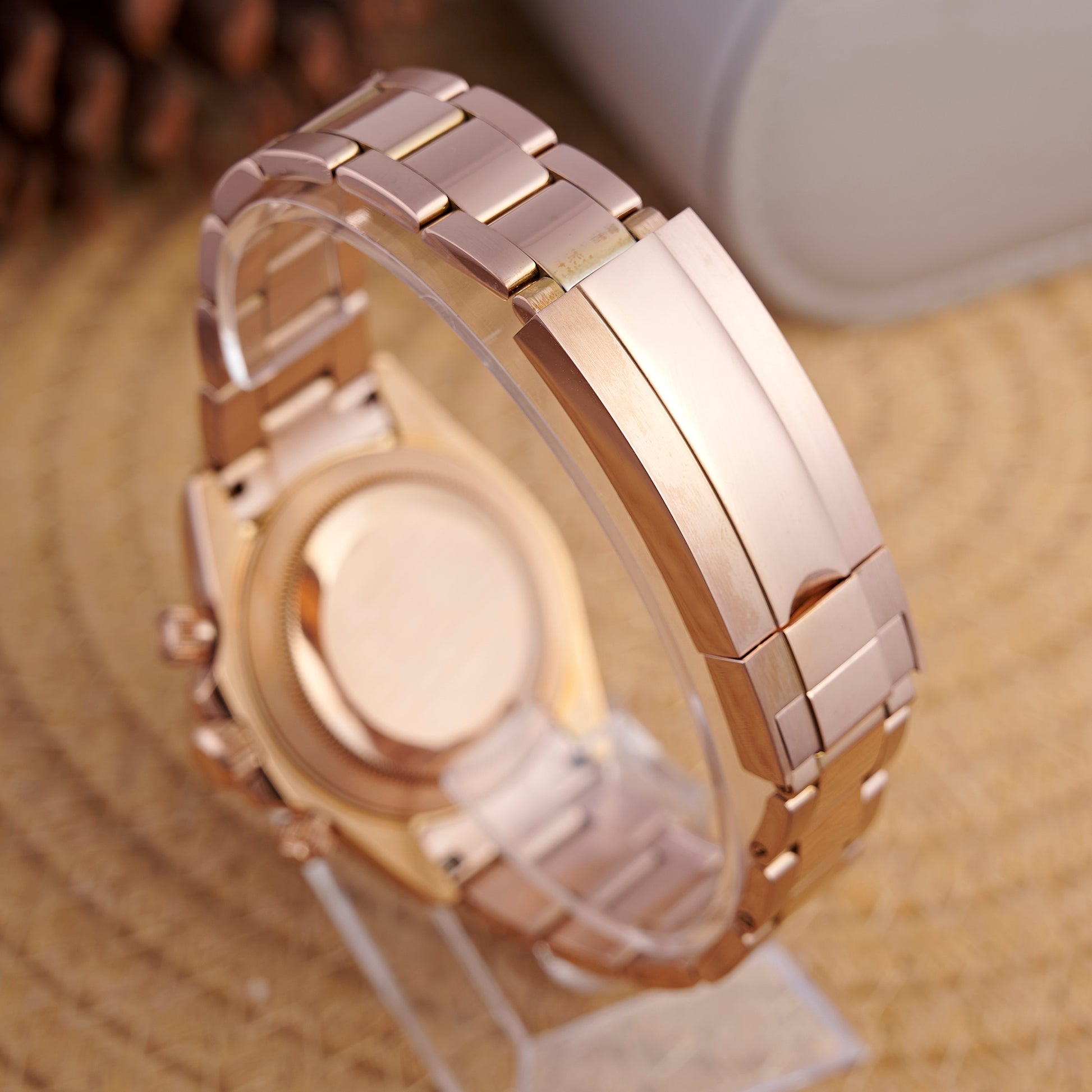 MOD DAYTO BLACK PINKGOLD - MONTRE A PAPY - Montre automatique seiko mod Avec