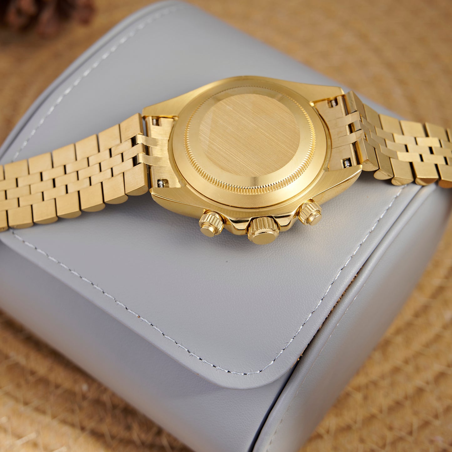 MOD DAYTO BLACK GOLD STRASS JUB - MONTRE A PAPY - Montre automatique seiko mod Avec