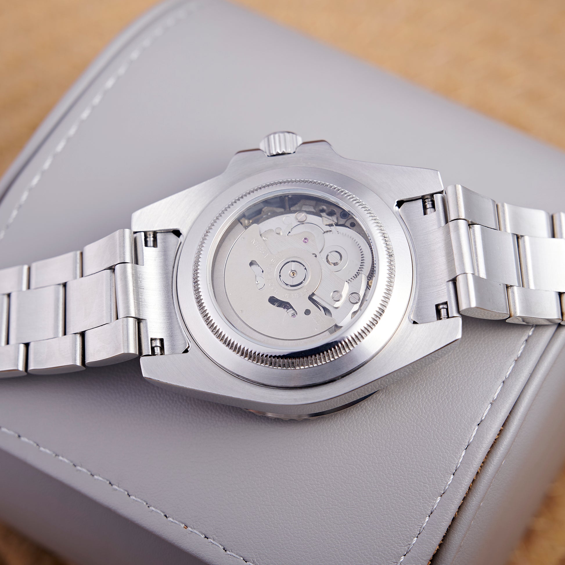 MOD SUB GREEN - MONTRE A PAPY - Montre automatique seiko mod avec