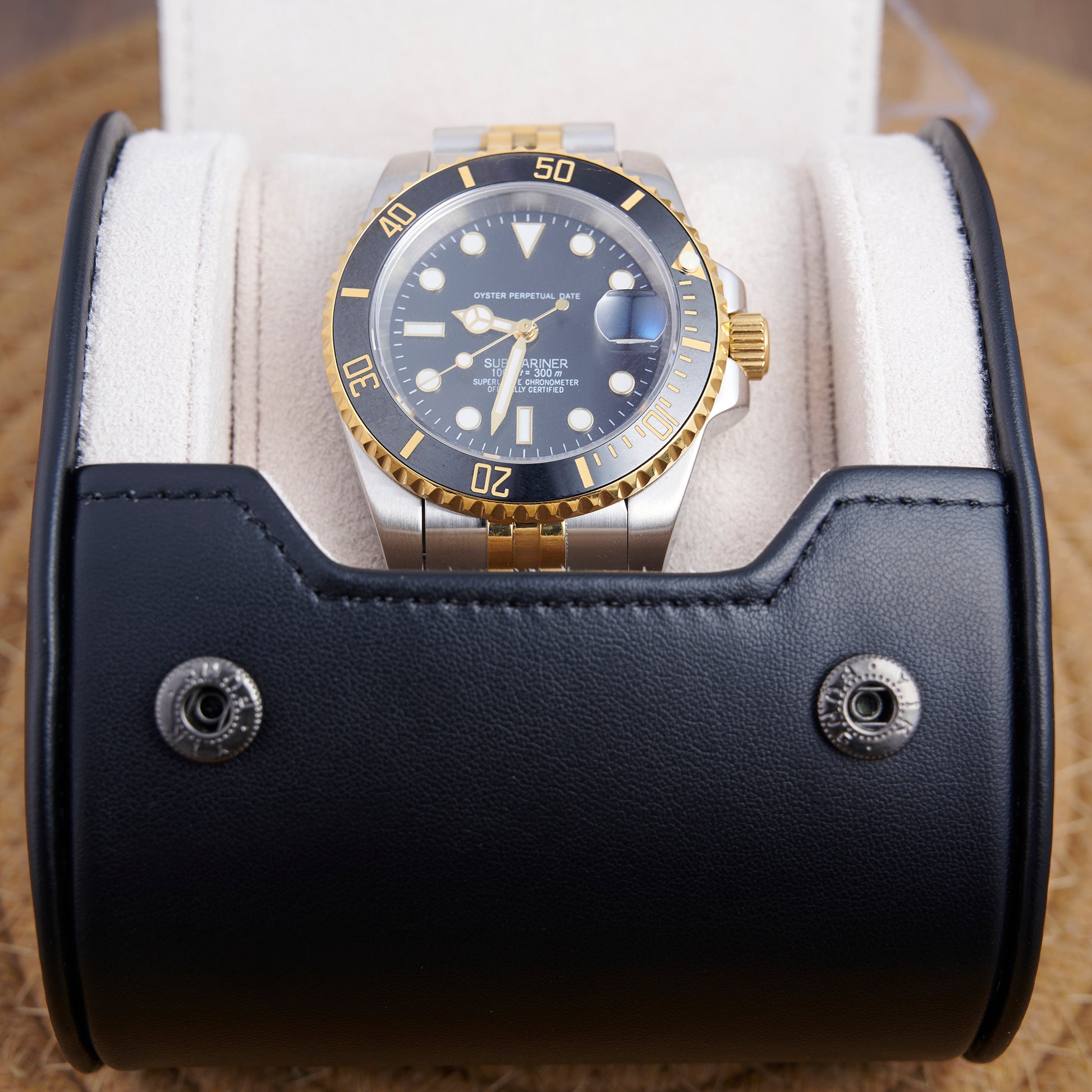 MOD SUB BLACK BI - TON - MONTRE A PAPY - Montre automatique seiko mod Avec