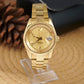 MOD DATEJUST ROMAN FULL GOLD - MONTRE A PAPY - Montre automatique seiko mod Avec