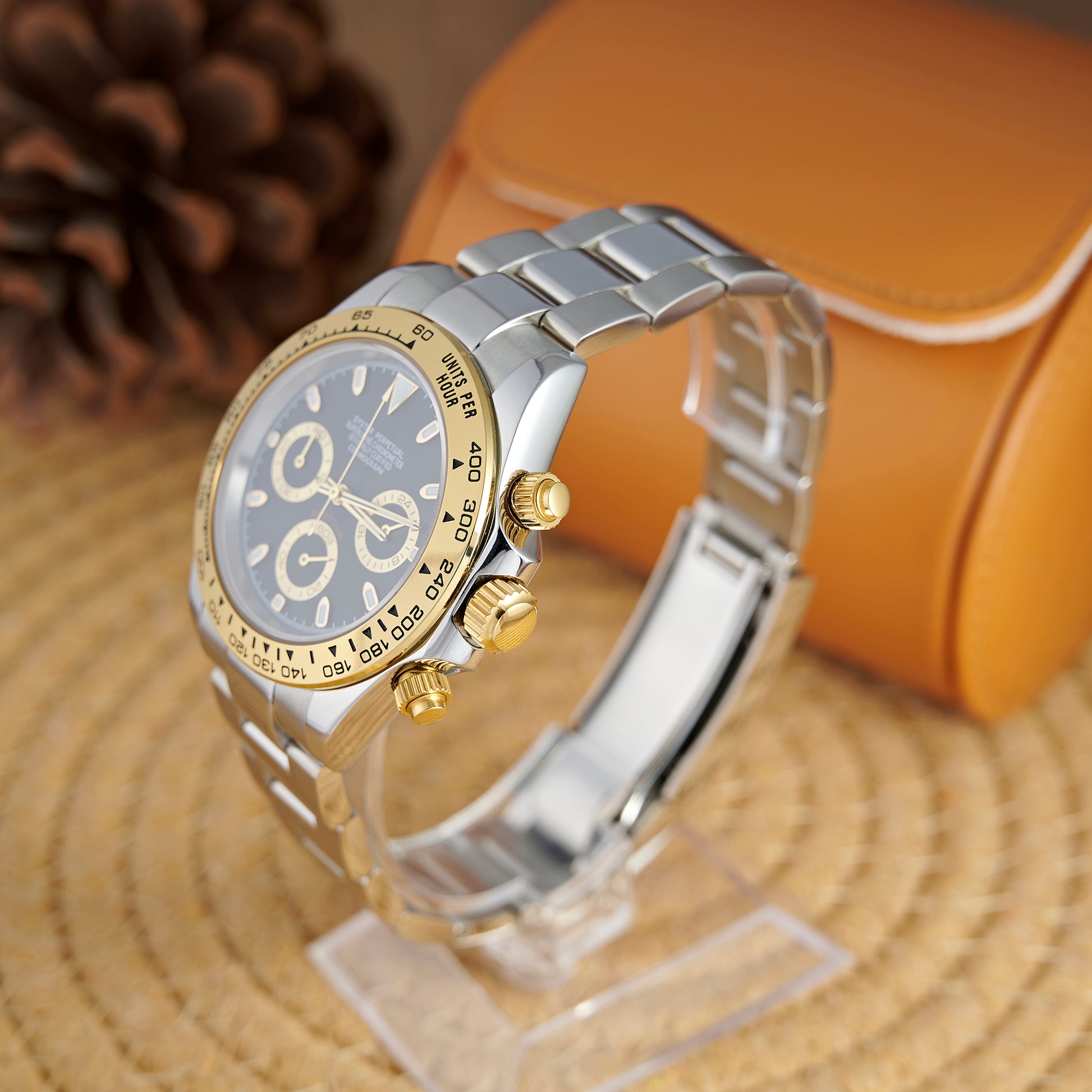 MOD DAYTO BLACK BI - TON - MONTRE A PAPY - Montre automatique seiko mod Avec