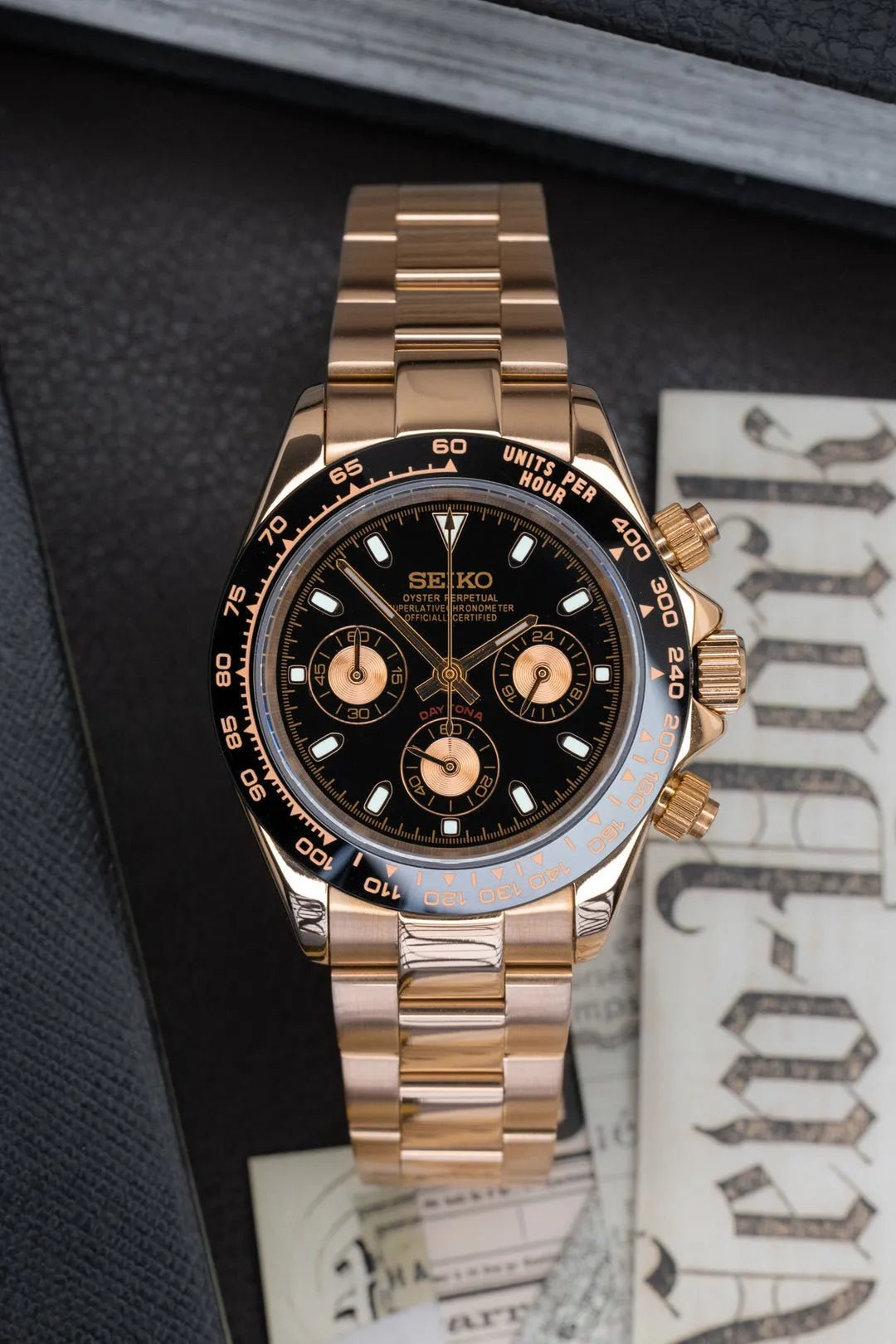 MOD DAYTONA – ROSÉGOLD SCHWARZ 