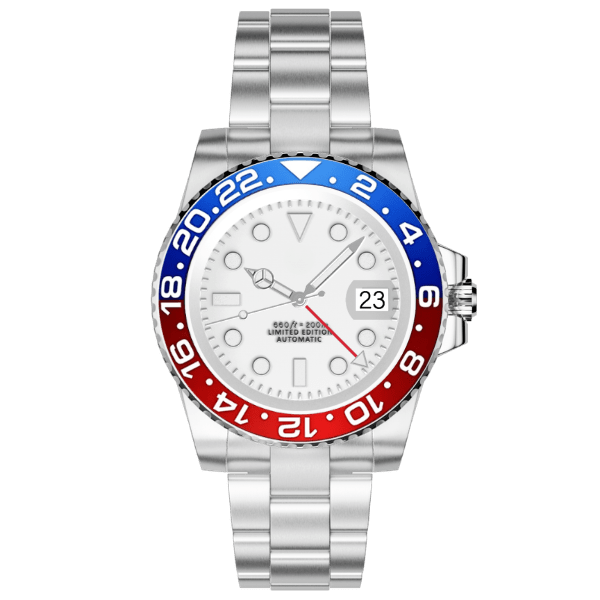 GMT MOD - PEPSI WHITE - MONTRE A PAPY - Montre automatique seiko mod mczr_price_299