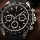 DAYTO MOD - BLACK RUBBER VK63 - MONTRE A PAPY - Montre automatique seiko mod Montre configuree