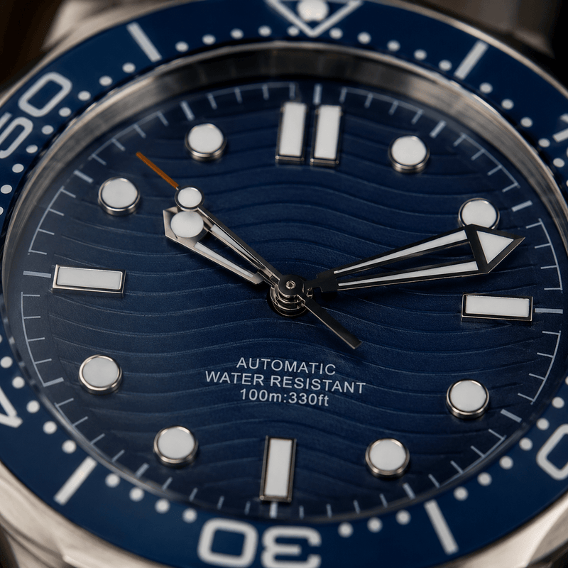 SEA MOD - BLUE - MONTRE A PAPY - Montre automatique seiko mod Montre configuree