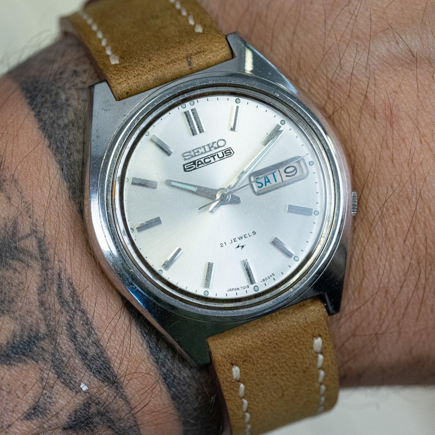 Seiko 5 ACTUS 7019-8010 Vintage Watch