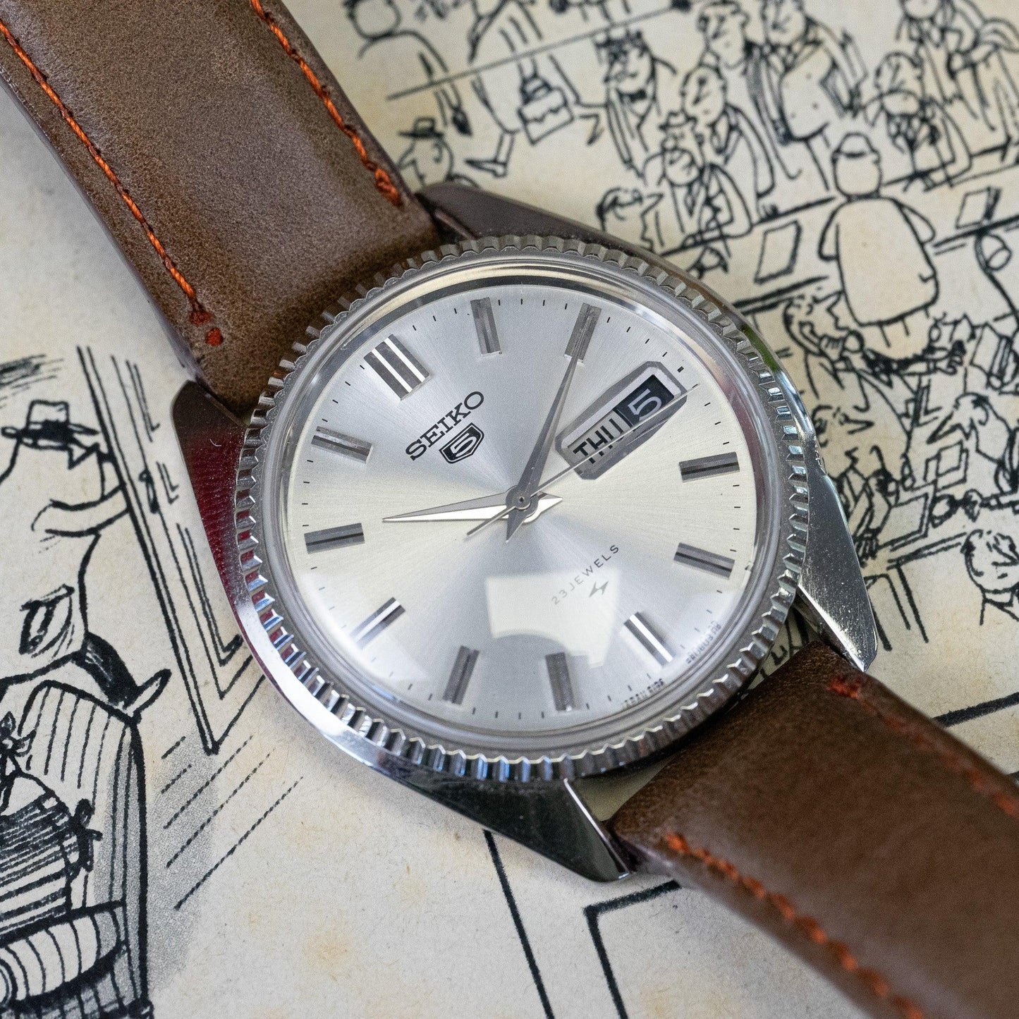 Vintage Seiko 5-Tage-Datumsuhr 5126-8050