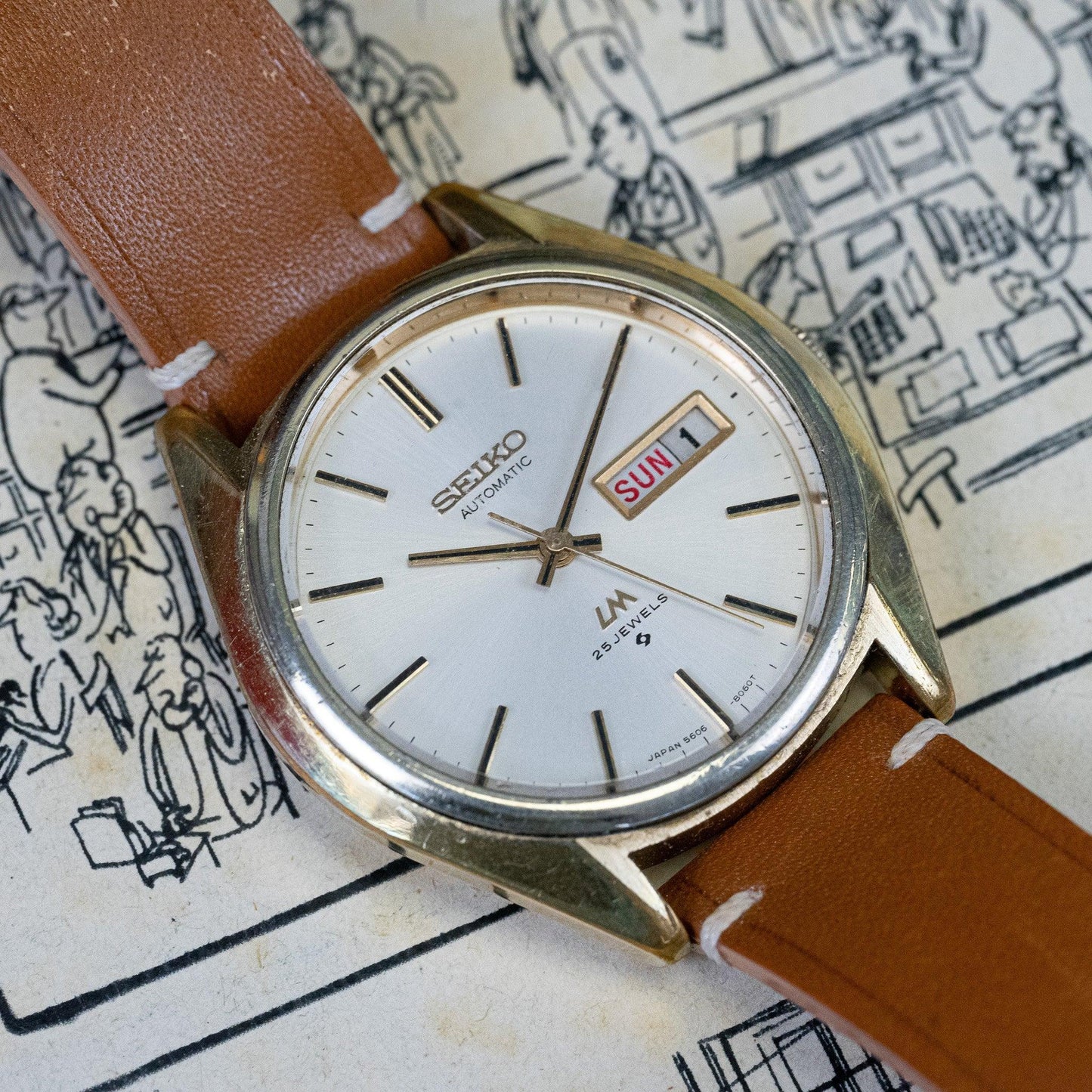 Montre vintage Seiko LM 5606-8030