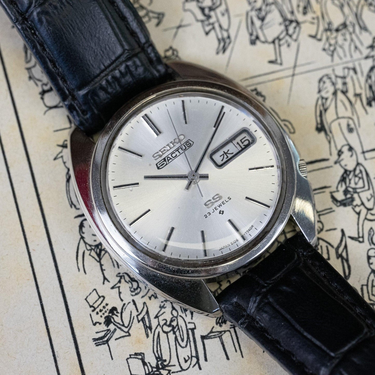 Seiko 5 Actus SS 6106-7003 Vintage-Uhr