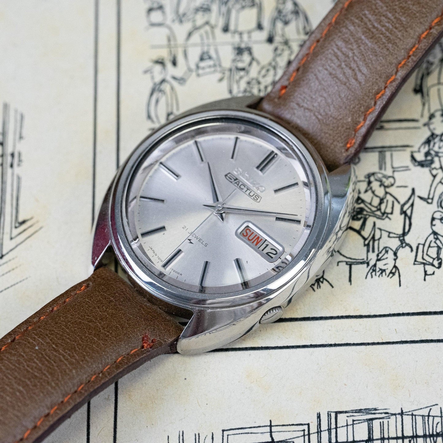 Seiko 5 Actus 7019-7070 Vintage-Uhr