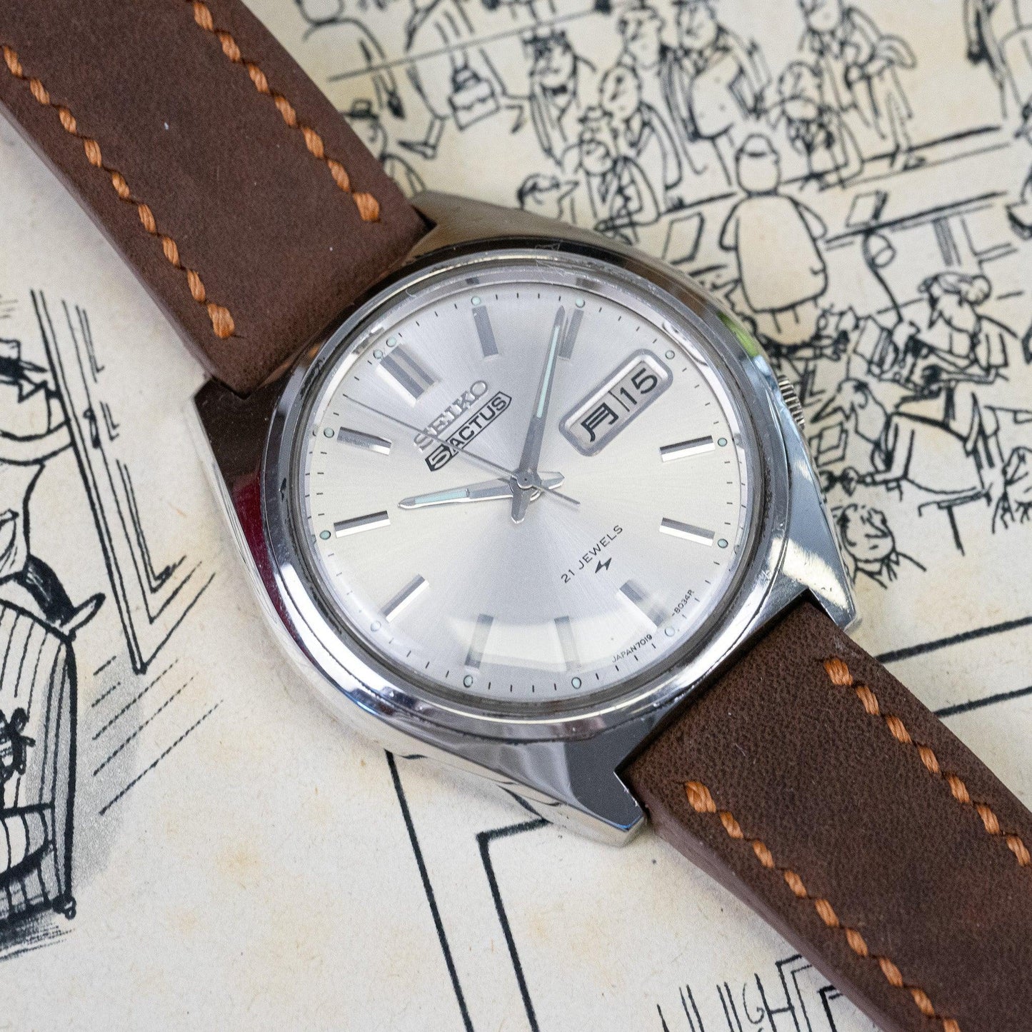 Seiko 5 Actus 7019-8010 Vintage-Uhr