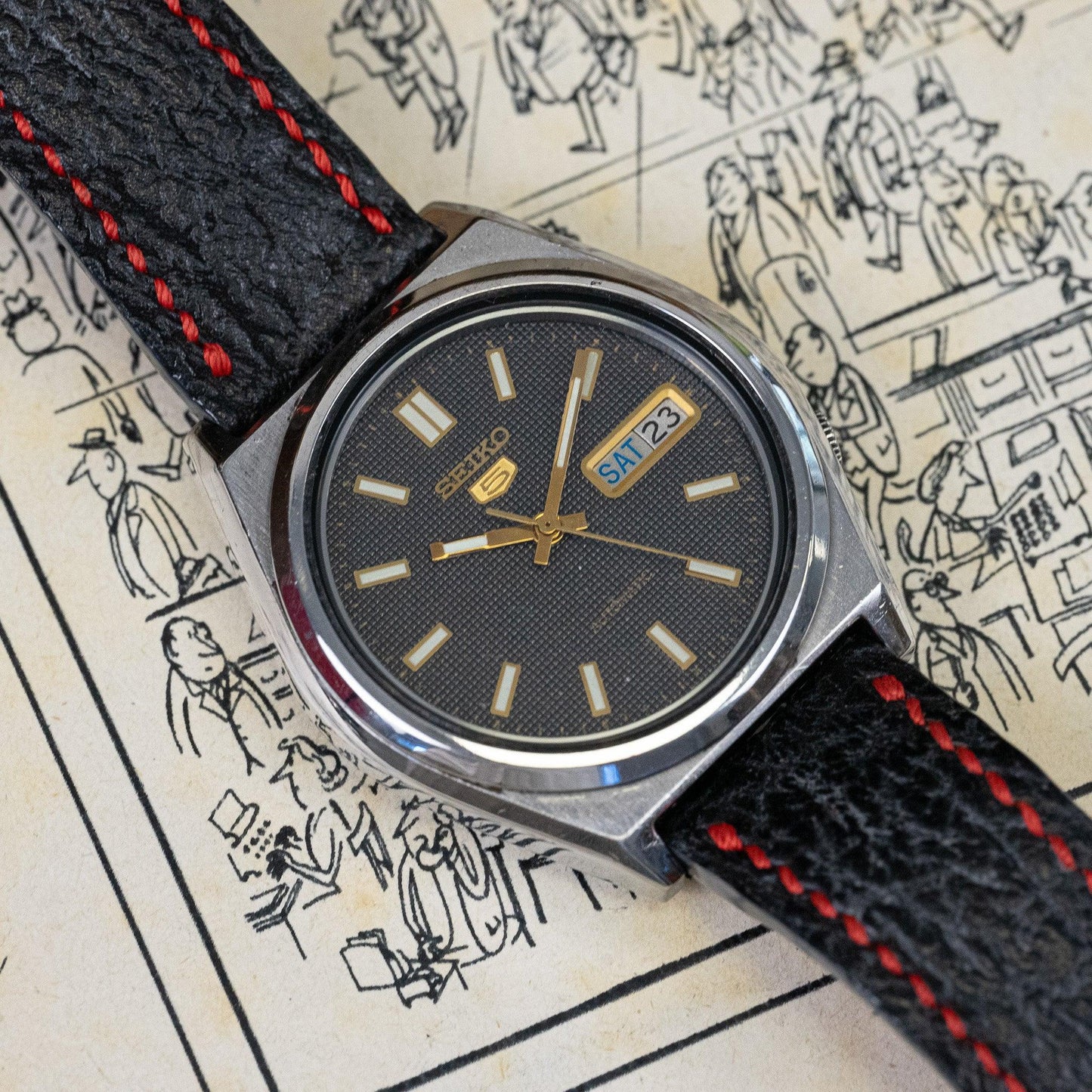 Seiko 5 Vintage-Uhr 7009-876A