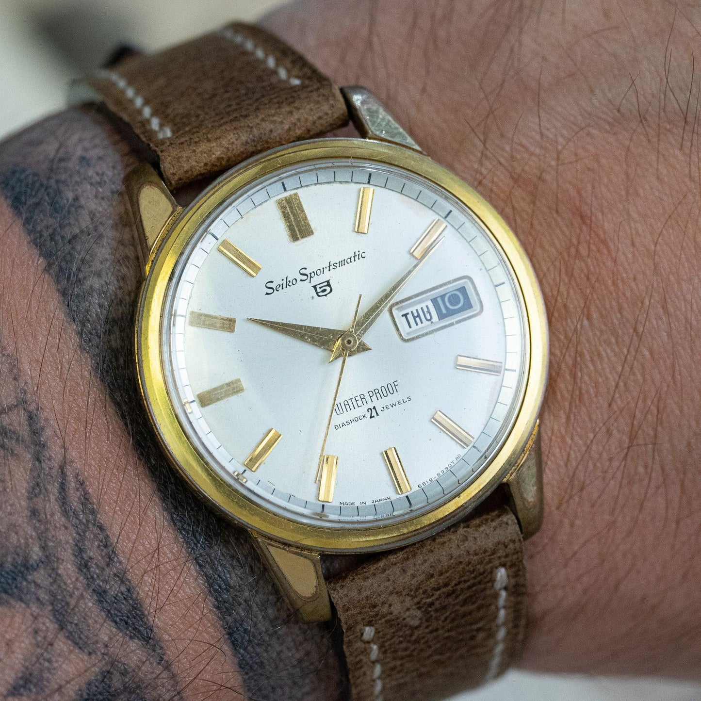 Montre vintage Seiko Sportsmatic 6619-8990