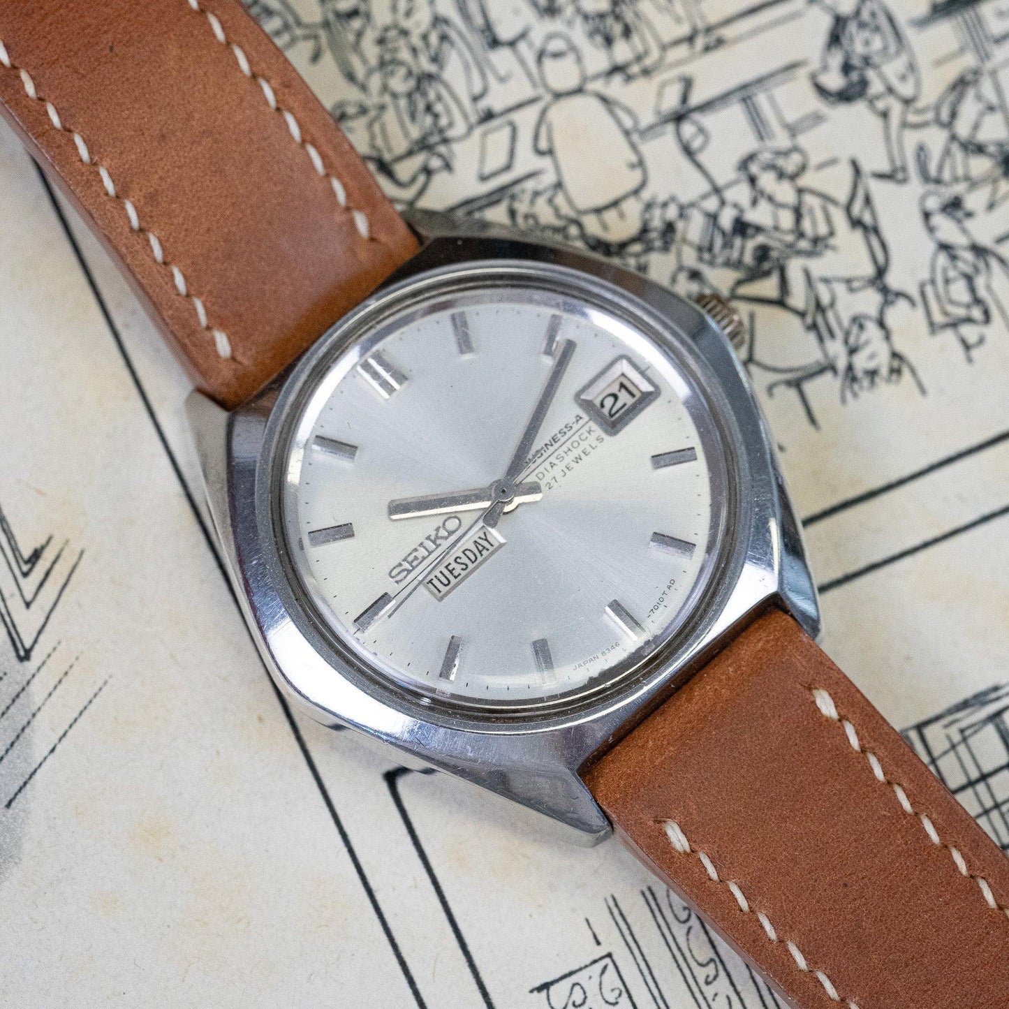 Seiko Business-A 8346-7010 Vintage Watch