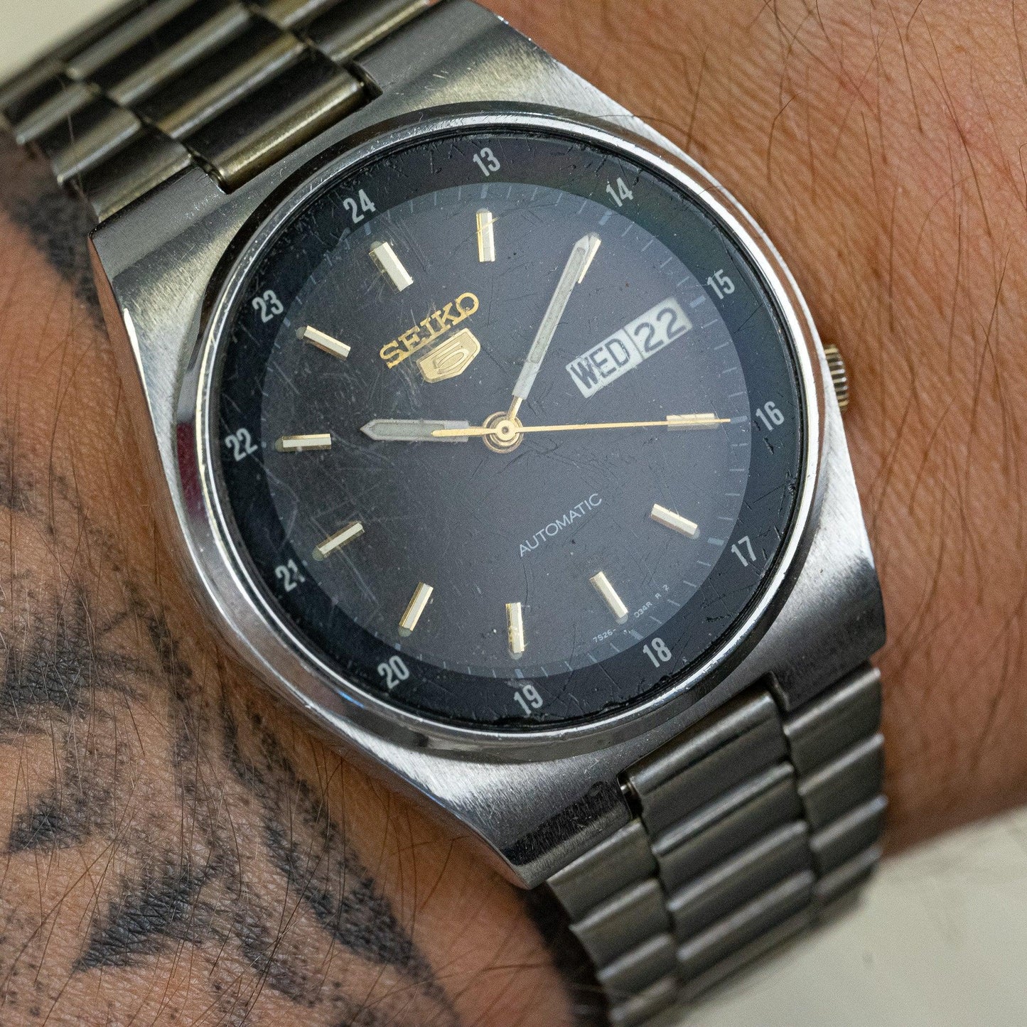 Seiko 5 vintage watch 7S26-0570