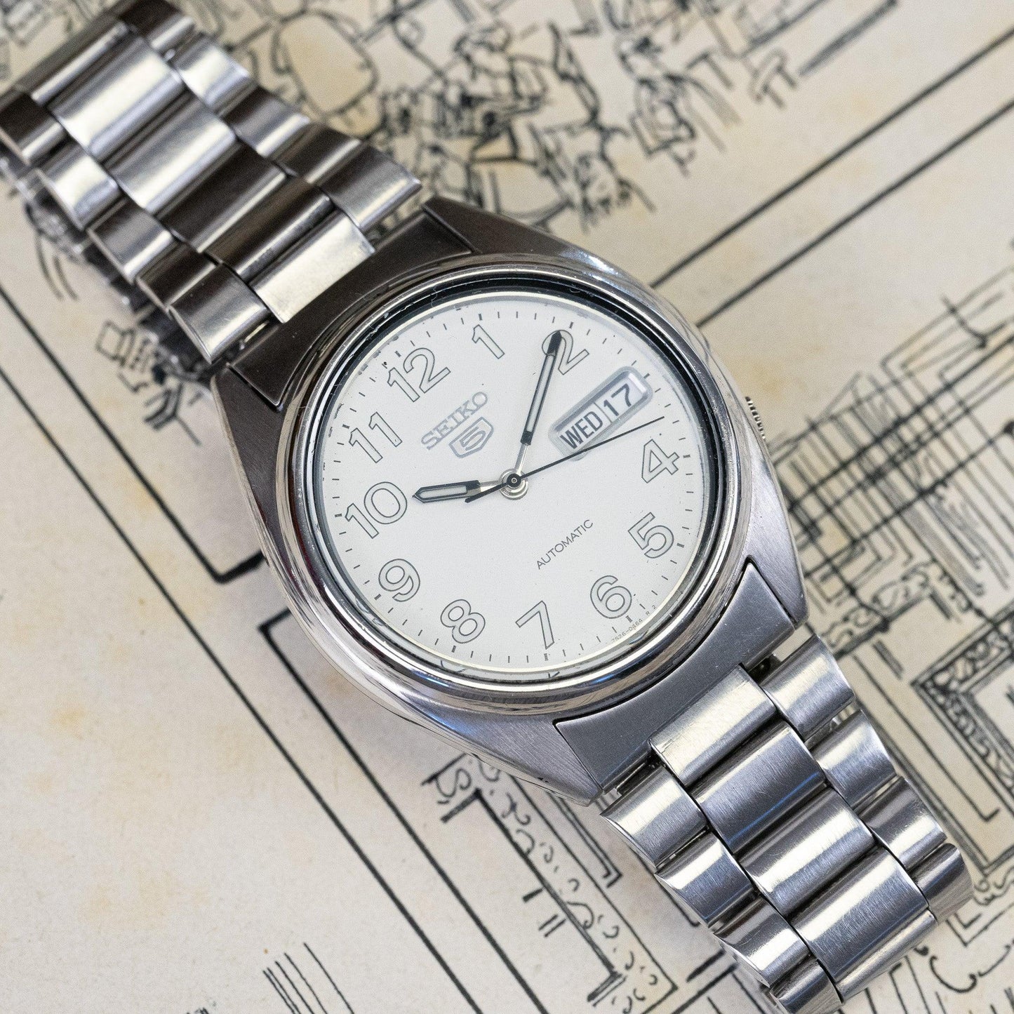 Seiko 5 7S26-0550 vintage watch