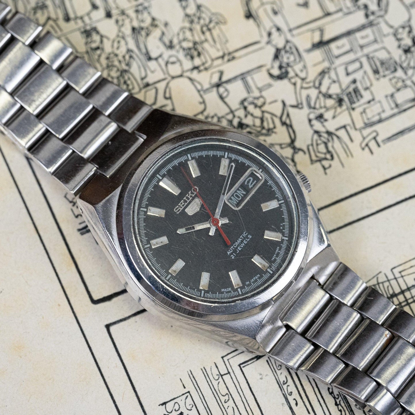 Seiko 5 7S26-02S0 vintage watch