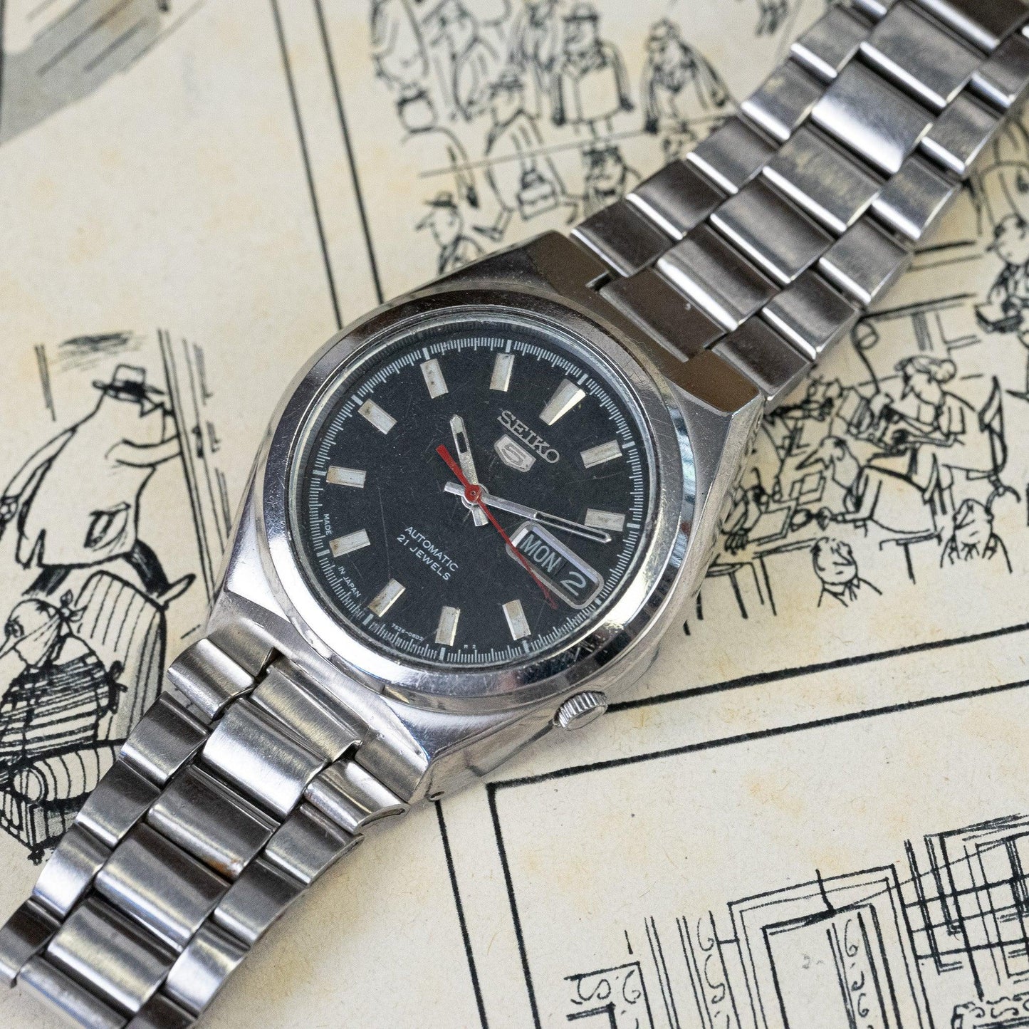 Seiko 5 7S26-02S0 vintage watch