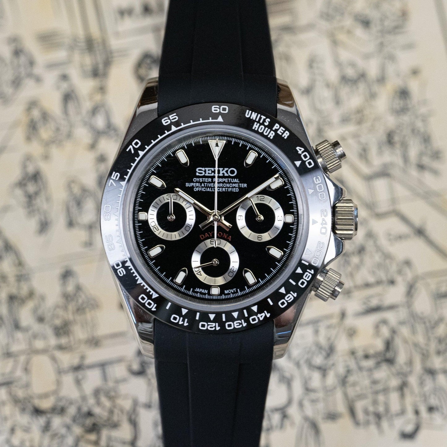 MOD DAYTONA - BLACK RUBBER VK63